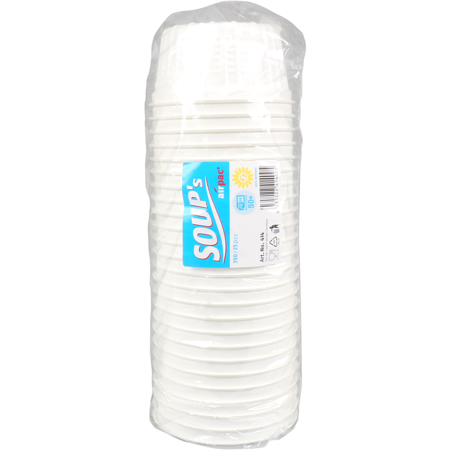  Soepbeker, PP-thermo, 350ml, wit 2