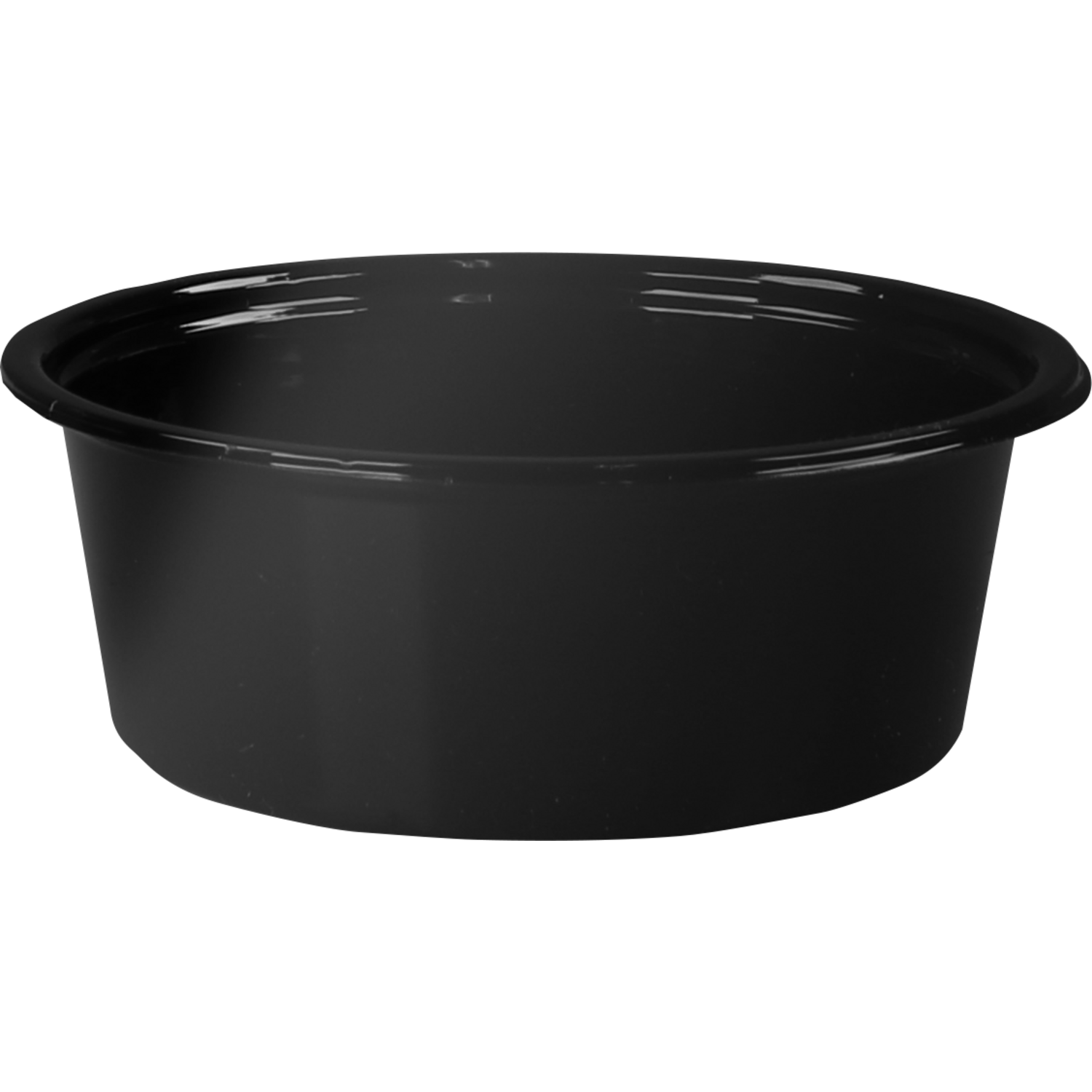 Cup, Gerecycled PET, 80ml, Ø 75mm, zwart 1