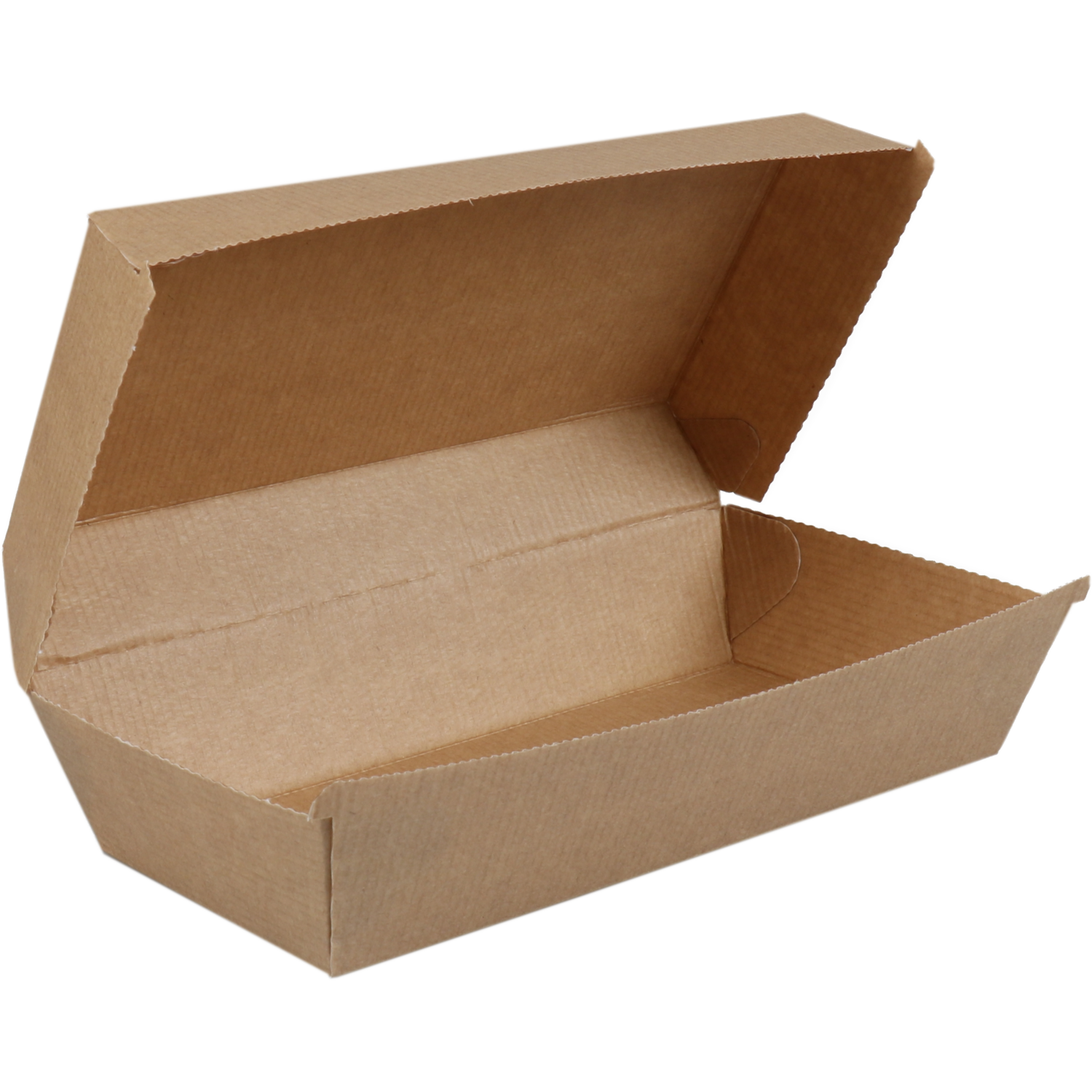 Biodore® Bak, Papier, sandwichbox, 185x85x38mm, bruin 2