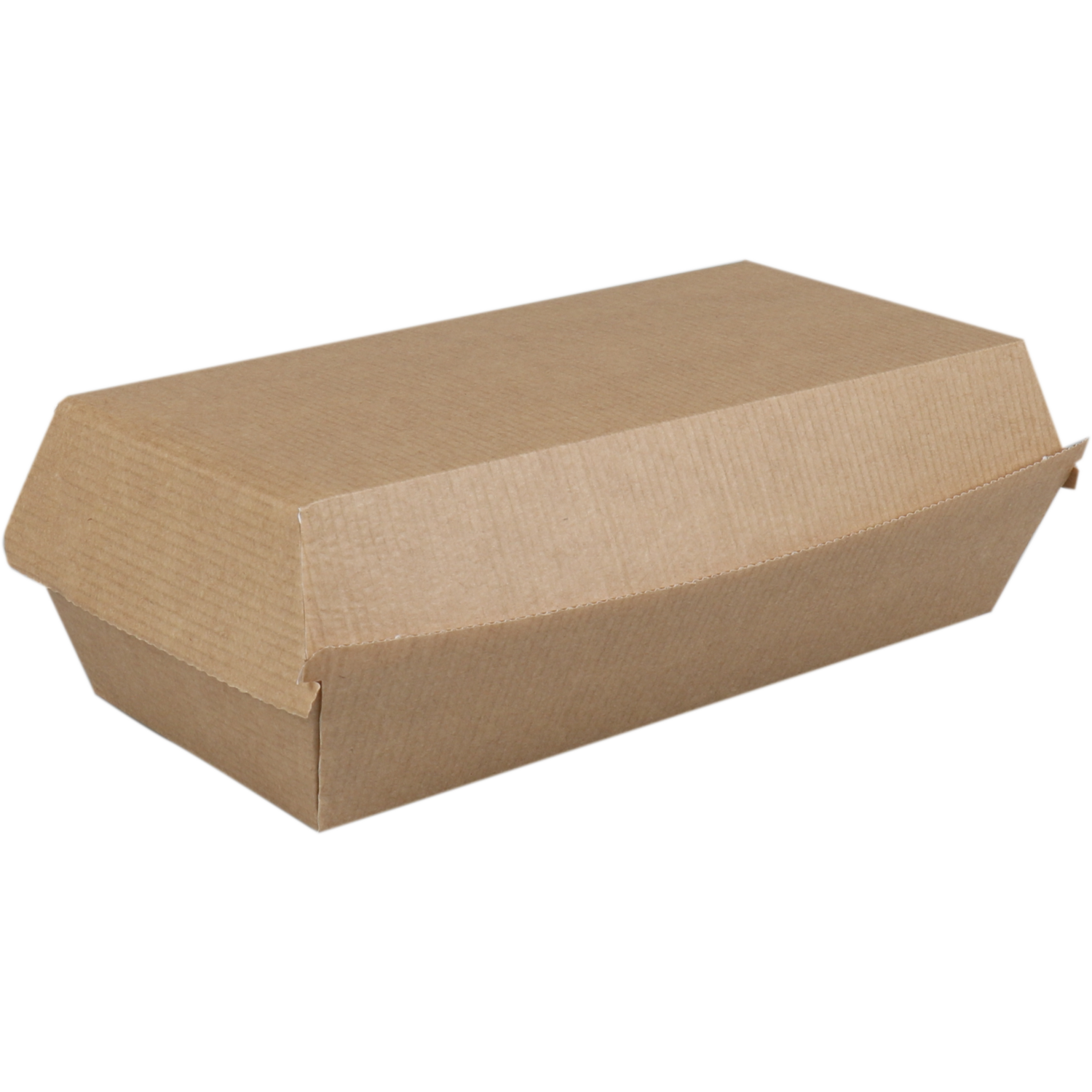 Biodore® Bak, Papier, sandwichbox, 185x85x38mm, bruin 1