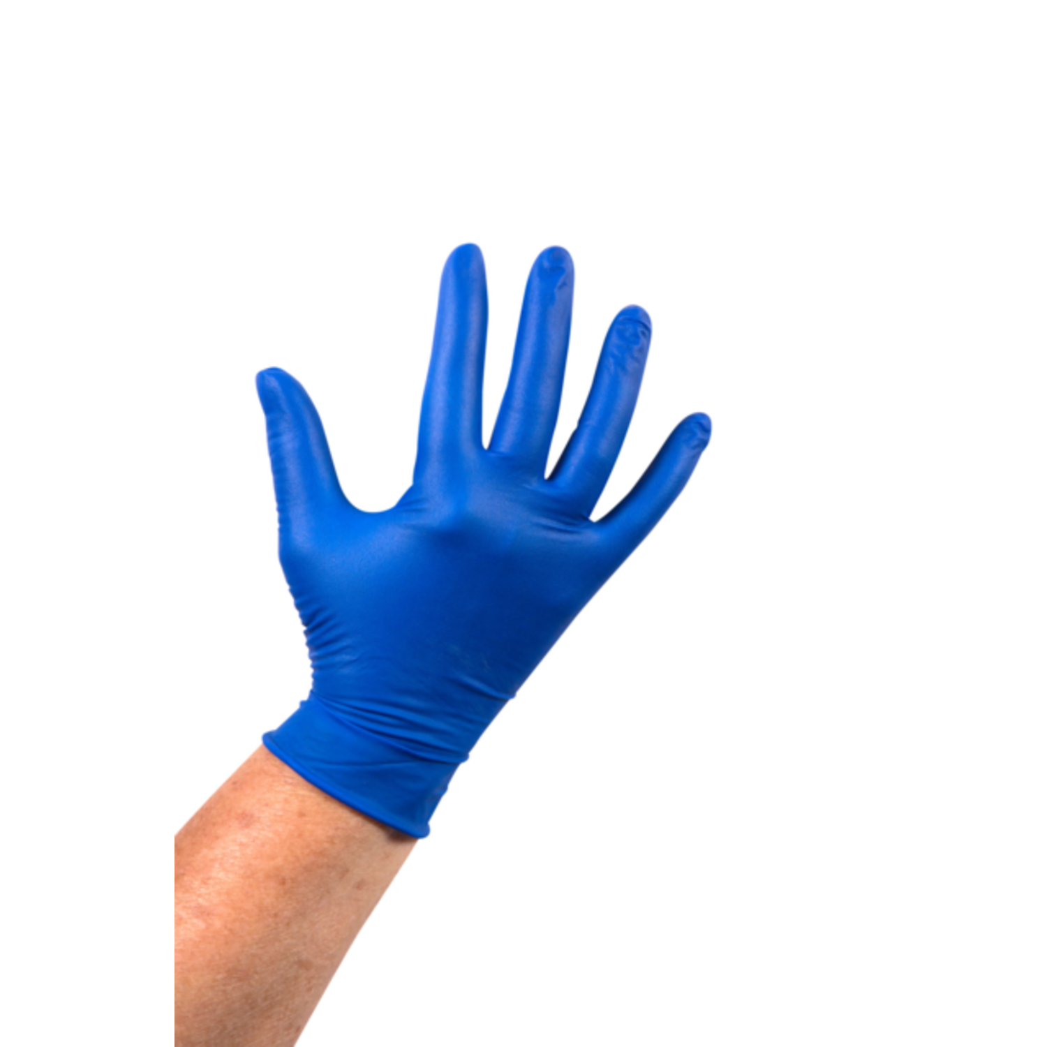 ComFort Handschoen, Latex, gepoederd, blauw 1