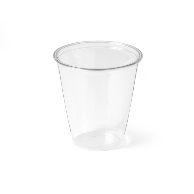 Glas, splintervrij, gerecycled PET, 228ml, 82mm, transparant 1