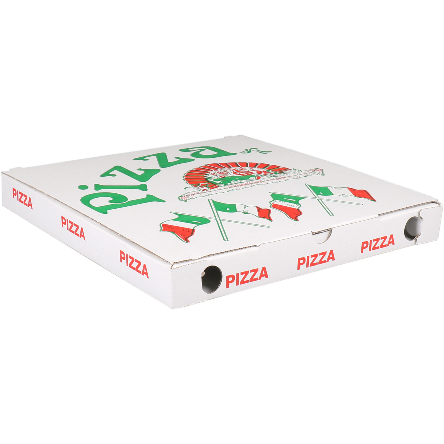 Pizzadoos 24x24x3cm vegetale 1.8mm wit 1