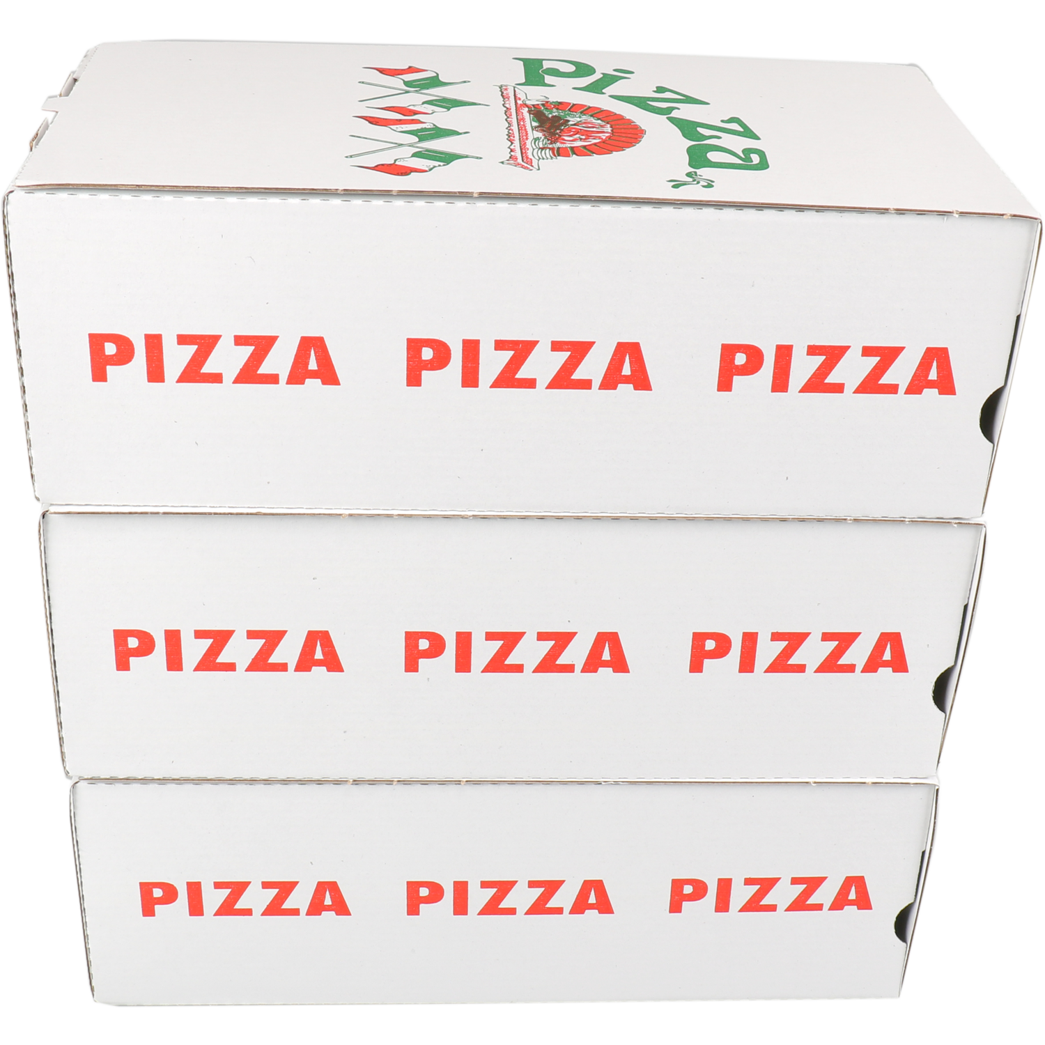  Pizzadoos, Calzone, golfkarton, 30x16x10cm, calzone, wit 3