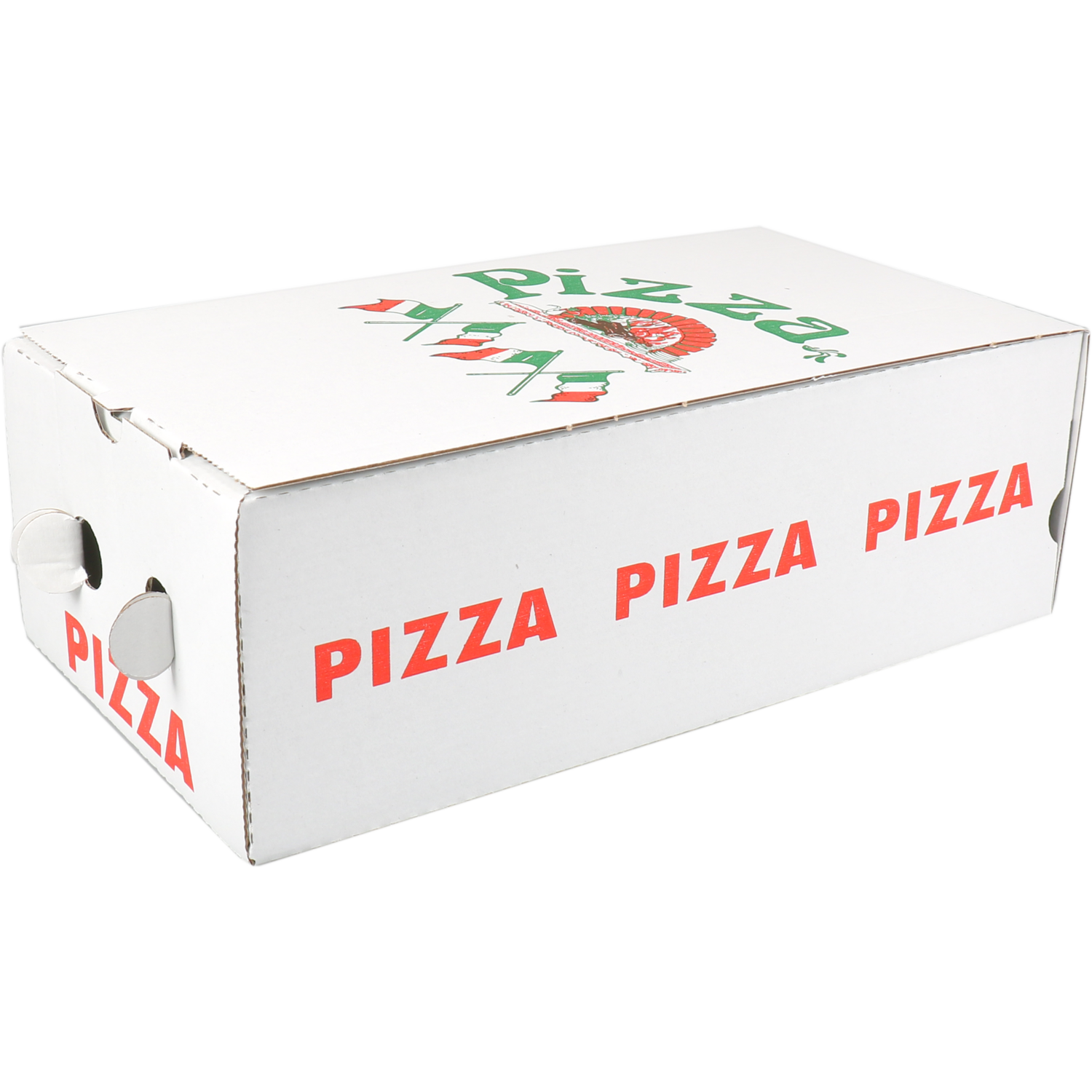  Pizzadoos, Calzone, golfkarton, 30x16x10cm, calzone, wit 1