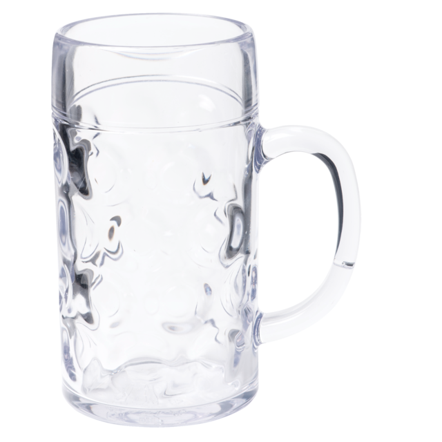 Glas, bierglas, onbreekbaar, reusable, sAN, 500ml, 150mm, transparant 1