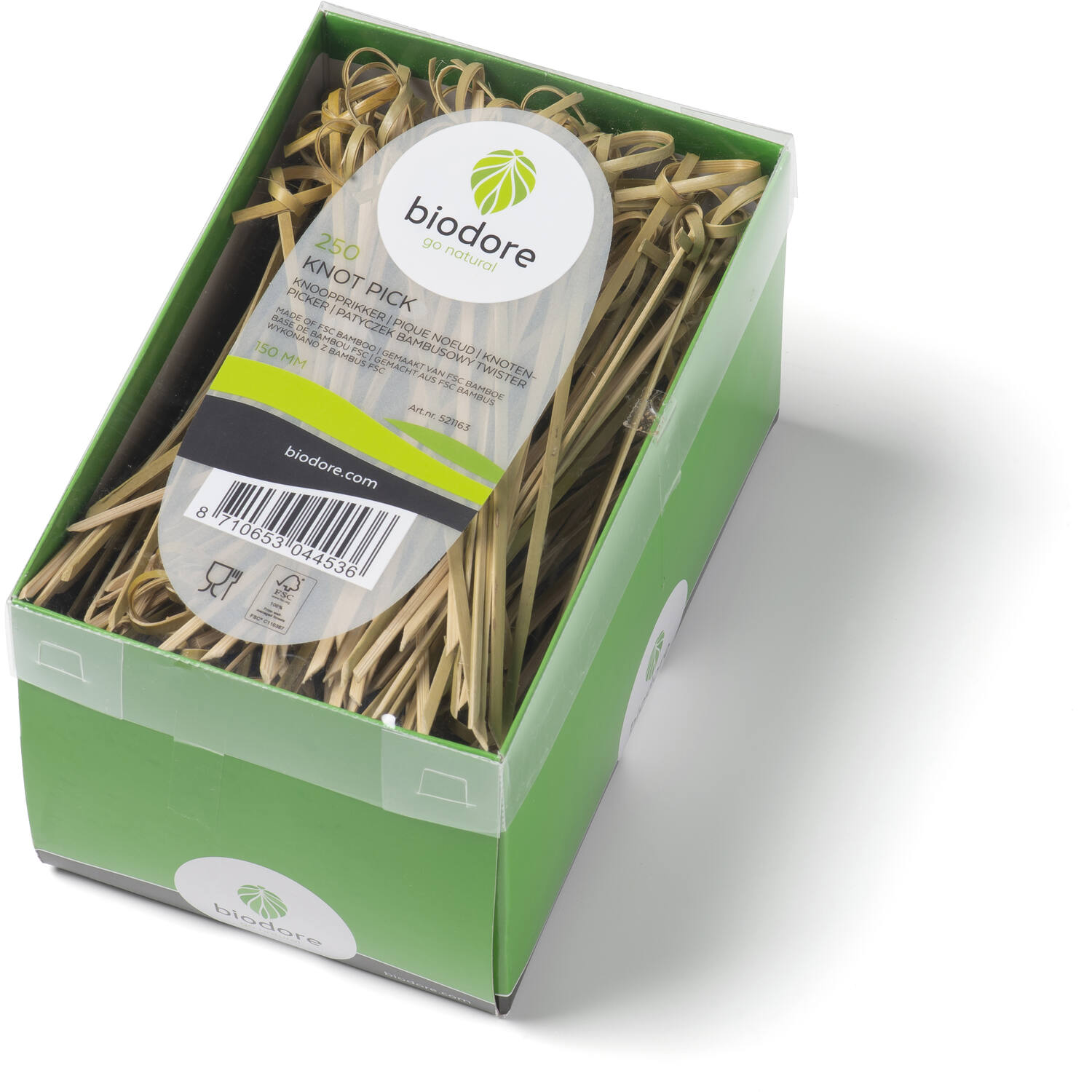Biodore® Prikker, knoopprikker, Bamboe, 150mm, naturel 2