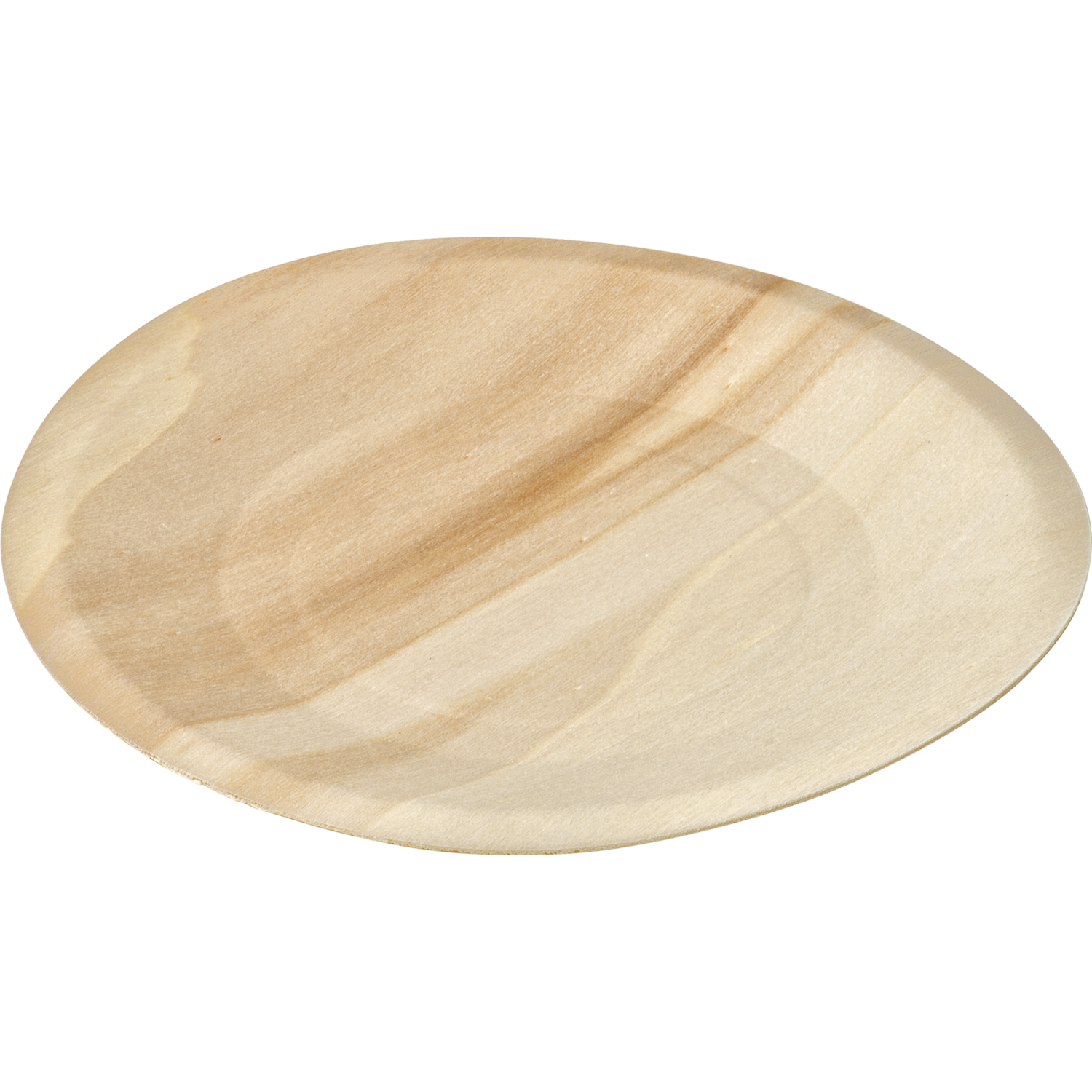Biodore Plate, round, wood, Ø200mm, natural 1