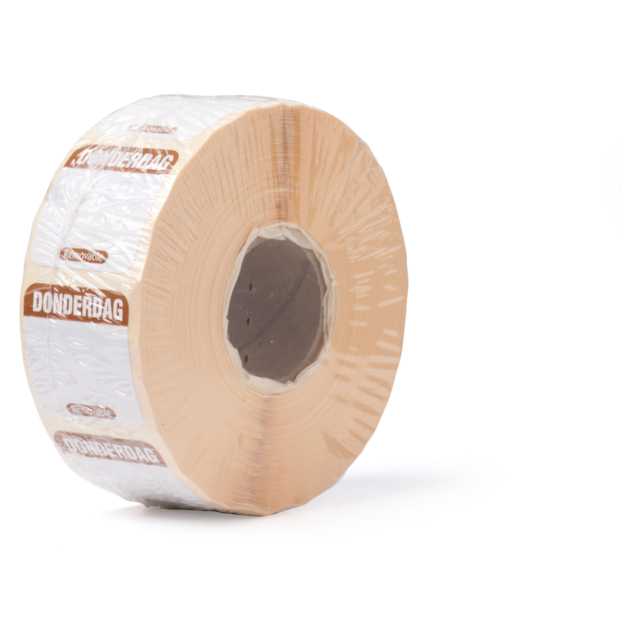 FoodSecure® Label, verwijderbaar, 25x25mm, bruin 2