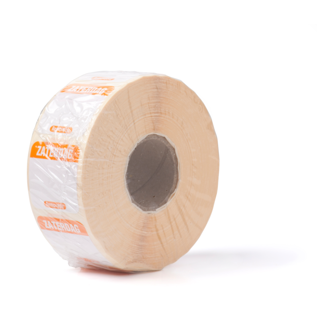FoodSecure® Label, papier, verwijderbaar, 25x25mm, oranje 2