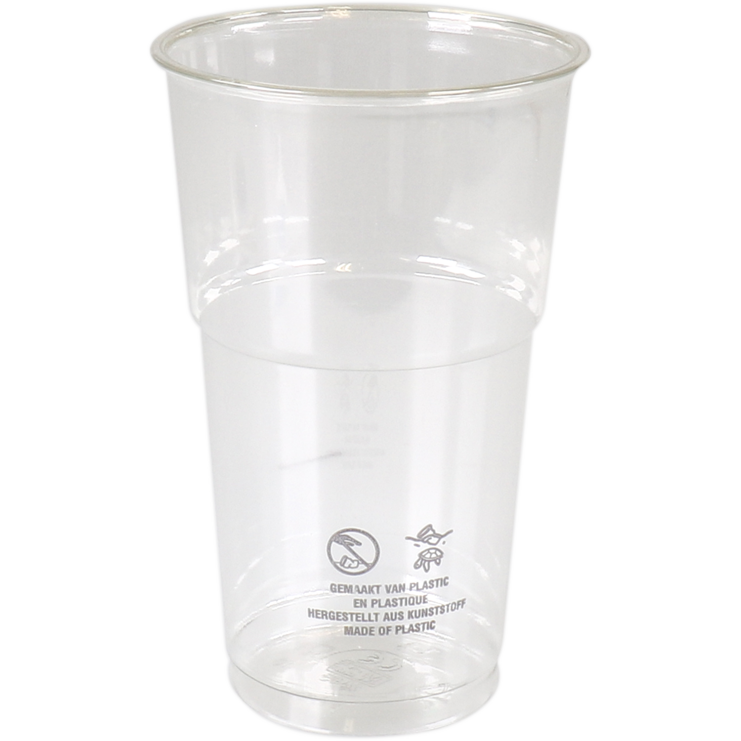 DEPA® Glas, bierglas, schapdoos, gerecycled PET, 300ml, transparant 1