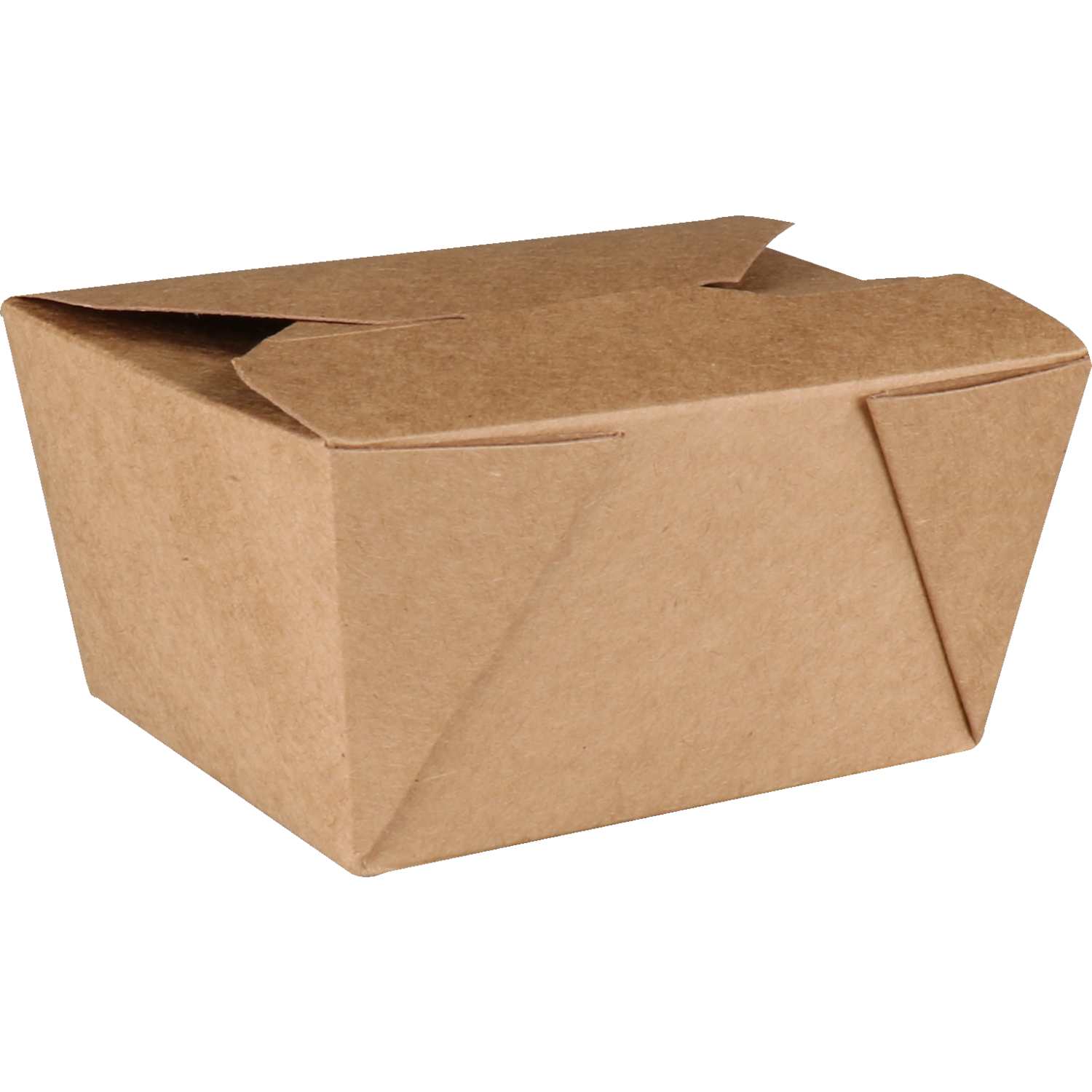 DEPA® Bak, Karton + PP, maaltijdbox, 130x105x65mm, bruin 1