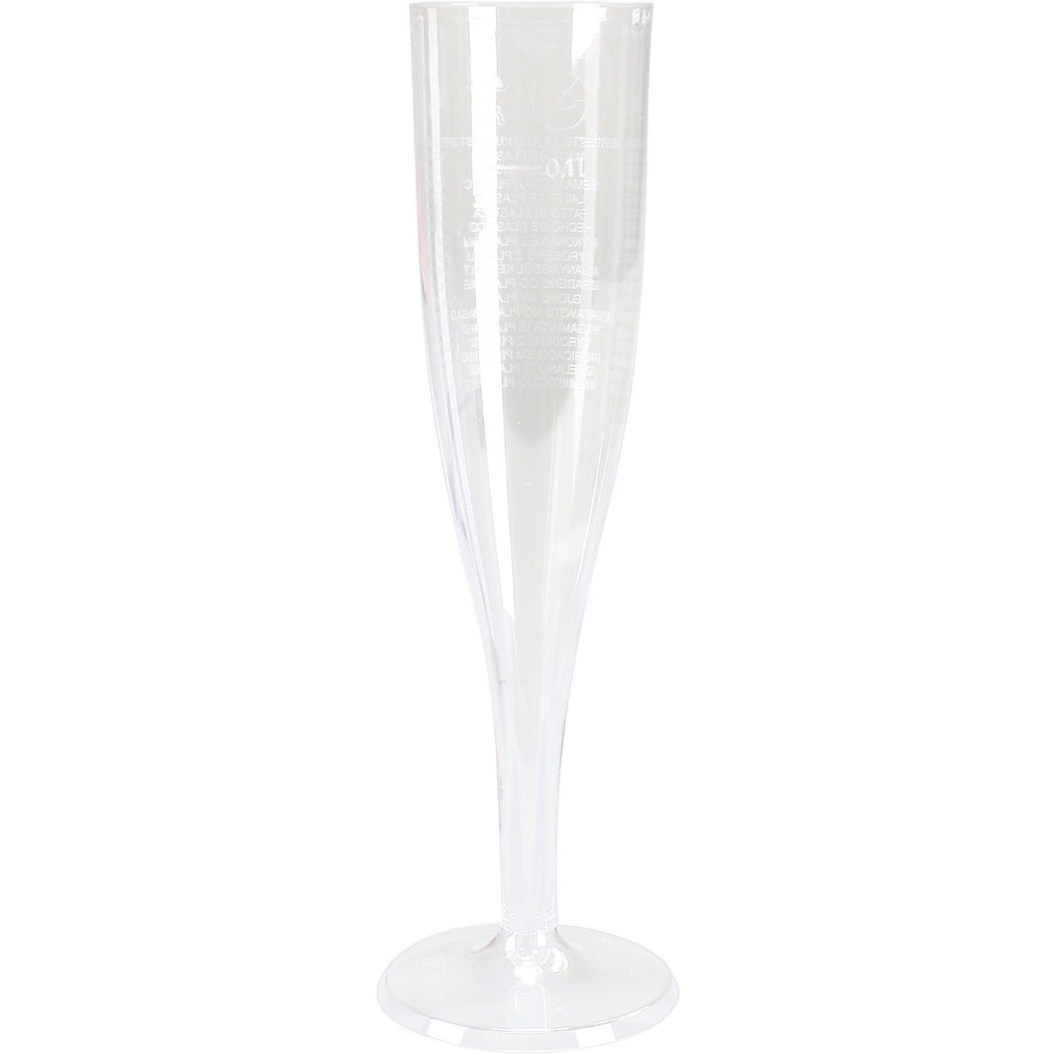 Glas, champagneglas, dispenserdoos, pS, 100ml, 200mm, glashelder 1