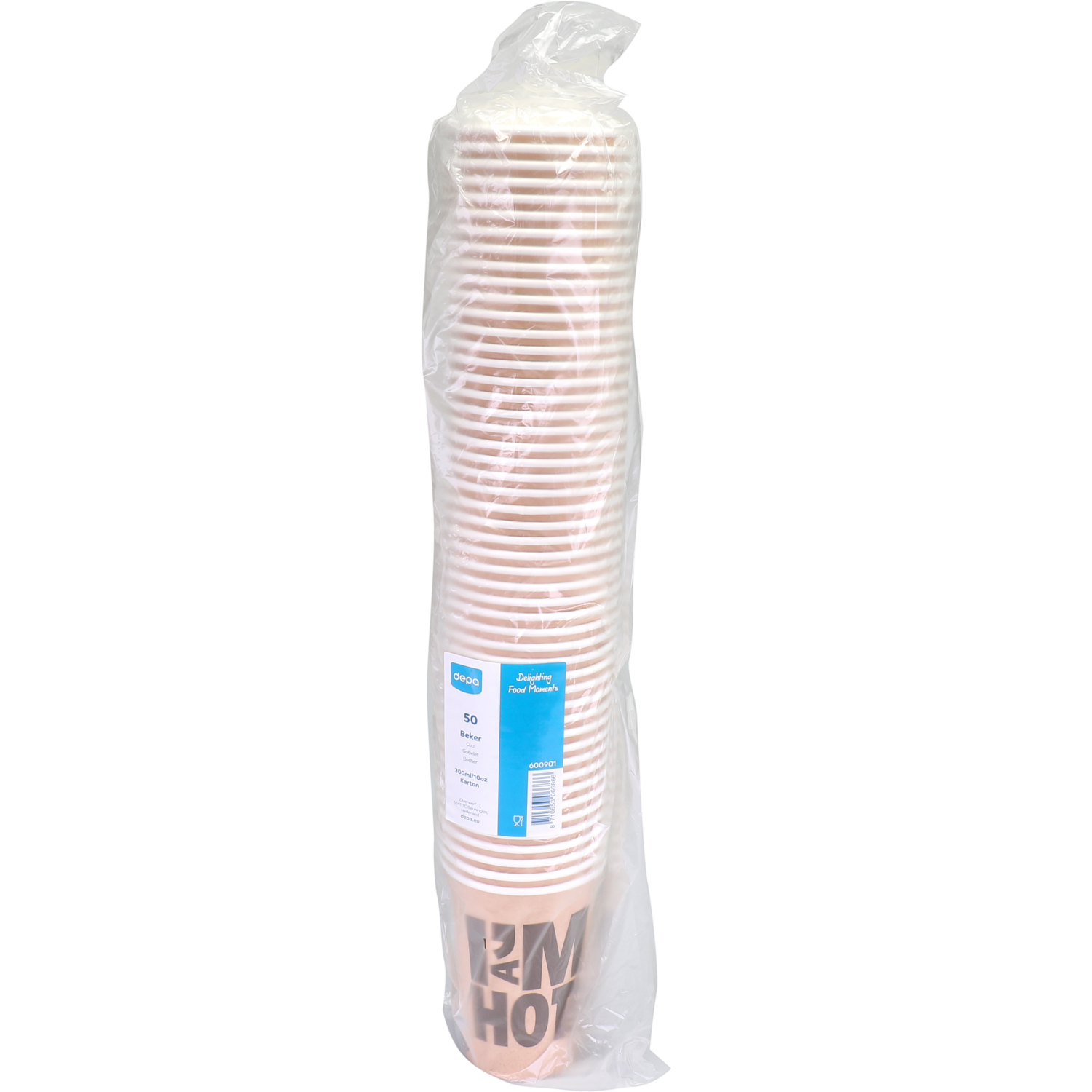DEPA®, Beker, I´M a HOT cup, Karton/PE, 300ml, 10oz, 110mm,  2