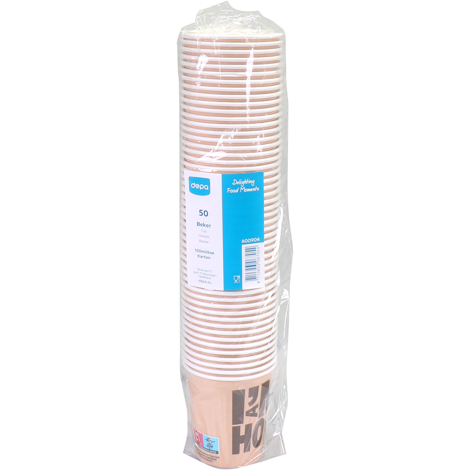  Beker, I´M a HOT cup, Karton/PE, 150ml, 6oz, 79mm,  2