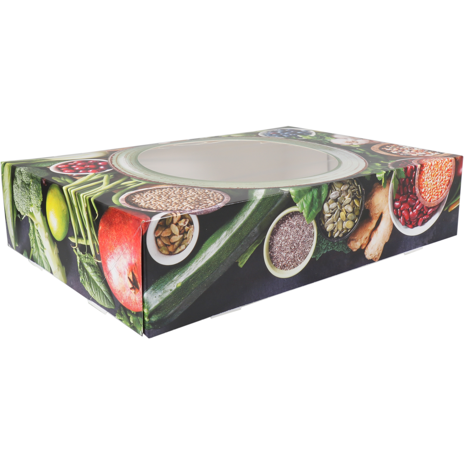  Cateringdoos, Green Dish, karton/PP, 357x247x80mm,  1