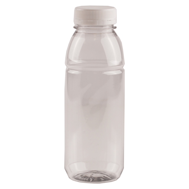 DEPA® Fles, PET, verzegelbaar, met dop, 330ml, transparant 1