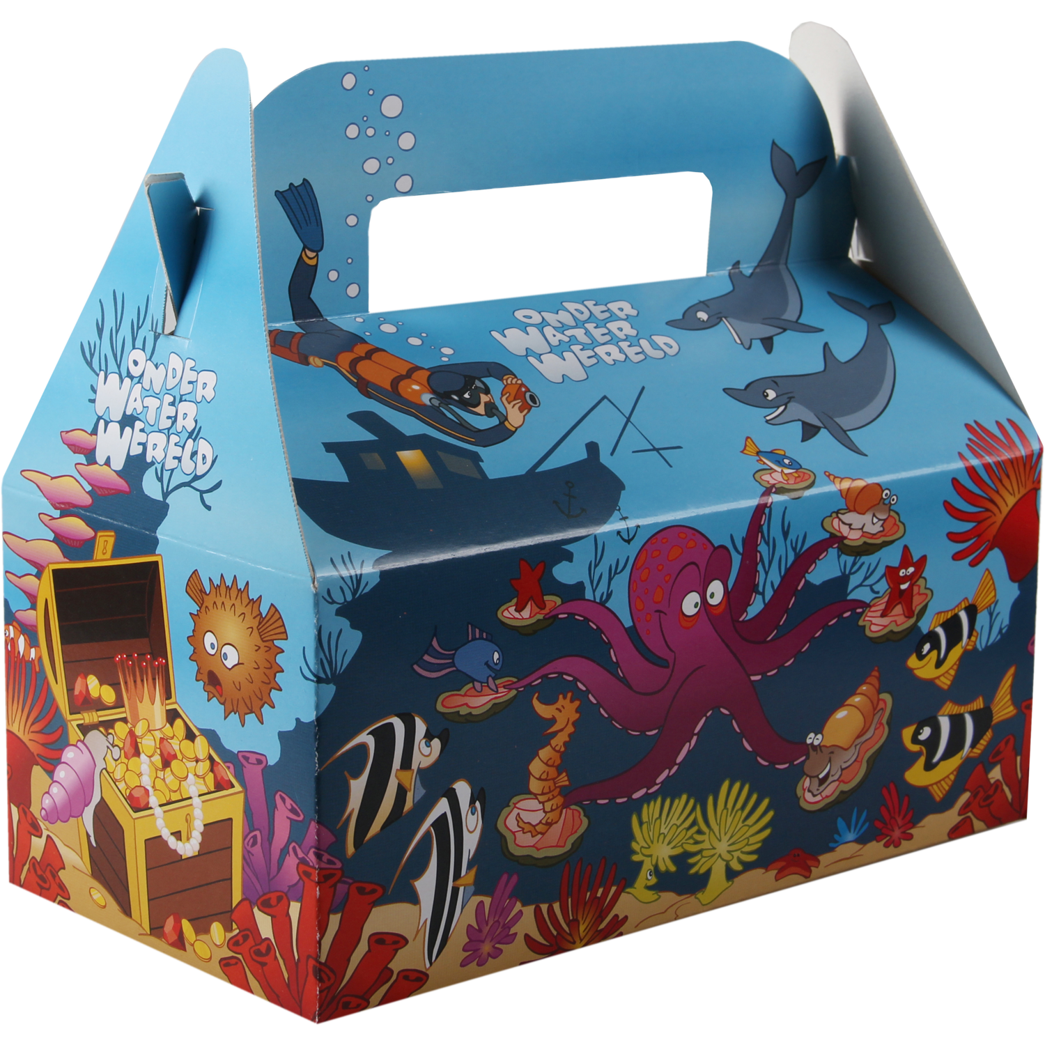 DEPA® Kidsbox, Onderwaterwereld, karton, 226x120x95mm,  1