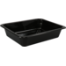 Container, PP, 1 compartment, menu container, 227x178x49mm, black