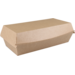 Behälter, Ersatzpapier, sandwichbox, 185x85x38mm, braun