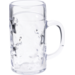 Depa® Glas, bierpul, reusable, unzerbrechlich, sAN, 500ml, 150mm, transparant
