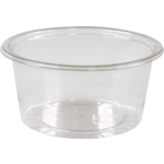 Cup, Gerecycled PET, 100ml, Ø 75mm, transparant