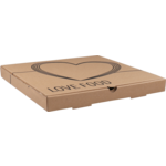  Pizzadoos, Americano Love Food, golfkarton, 30x30x3cm, bruin