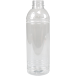 Fles, gerecycled PET, zonder dop, 1000ml, transparant