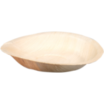 Depa® Assiette, ronde, non compartimentée, feuille de palmier , Ø18cm, naturel