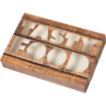  Cateringdoos, Tastyfood, karton/PP, 464x313x80mm, bruin